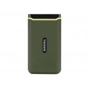 Transcend ESD380C - SSD - 1 TB - externa (portátil) - USB 3.2 Gen 2x2 - verde militar TS1TESD380C