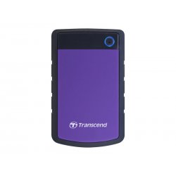 Transcend StoreJet 25H3P - Disco rígido - 2 TB - externa (portátil) - 2.5" - USB 3.0 - púrpura brilhante TS2TSJ25H3P