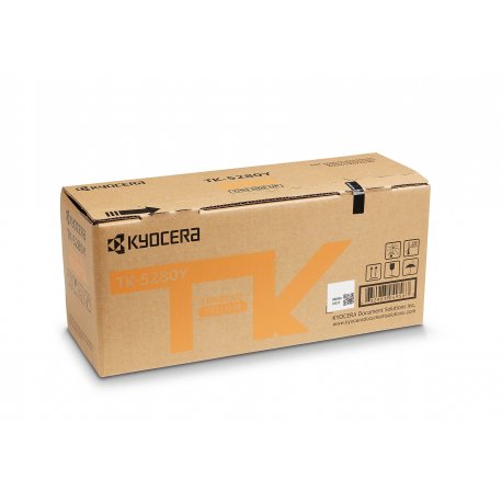 Kyocera TK 5280Y - Amarelo - original - kit de toner - para ECOSYS M6235cidn, M6235CIDN/KL3, M6635cidn, M6635CIDN/KL3, P6235cdn