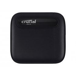 Crucial X6 - SSD - 1 TB - externa (portátil) - USB 3.1 Gen 2 (USB C conector) - preto CT1000X6SSD9