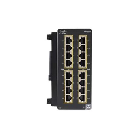 Cisco Catalyst - Módulo de expansão - Gigabit Ethernet (PoE+) x 16 IEM-3300-16P