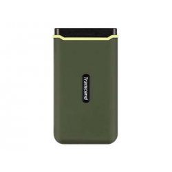 Transcend ESD380C - SSD - 2 TB - externa (portátil) - USB 3.2 Gen 2x2 - verde militar TS2TESD380C