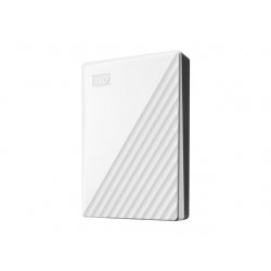 WD My Passport WDBR9S0060BWT - Disco rígido - encriptado - 6 TB - externa (portátil) - USB 3.2 Gen 1 - 256-bits AES - branco WD