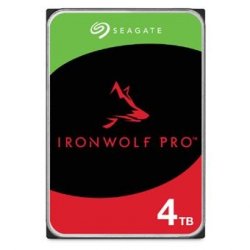 Seagate IronWolf Pro ST4000NT001 - Disco rígido - 4 TB - interna - 3.5" - SATA 6Gb/s - 7200 rpm - buffer: 256 MB - com 3 anos d