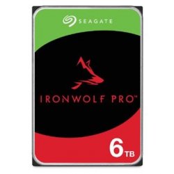 Seagate IronWolf Pro ST6000NT001 - Disco rígido - 6 TB - interna - 3.5" - SATA 6Gb/s - 7200 rpm - buffer: 256 MB - com 3 anos d