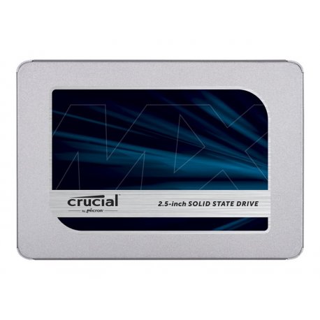 Crucial MX500 - SSD - encriptado - 500 GB - interna - 2.5" - SATA 6Gb/s - 256-bits AES - TCG Opal Encryption 2.0 CT500MX500SSD1