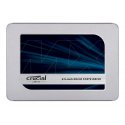 Crucial MX500 - SSD - encriptado - 500 GB - interna - 2.5" - SATA 6Gb/s - 256-bits AES - TCG Opal Encryption 2.0 CT500MX500SSD1