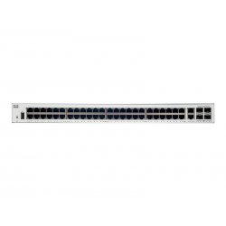 Cisco Catalyst 1000-48T-4G-L - Interruptor - Administrado - 48 x 10/100/1000 + 4 x Gigabit SFP (ligação ascendente) - montável 