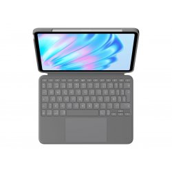 Logitech Combo Touch - Teclado e pasta de folio - com trackpad - retroiluminação - Apple Smart connector - QWERTY - Espanhol - 