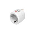 Adaptador Corrente Viagem Type-G Branco HAM223483